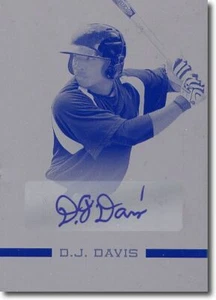 D.J. DAVIS 2012 Rize Rookie Autograph Printing Press Plate Auto RC 1/1 - Picture 1 of 1