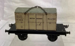 BASSETT LOWKE O GAUGE TRUCK BRITISH RAILWAYS INSUL-MEAT CONTAINER SCREWED DOWN - Picture 1 of 3