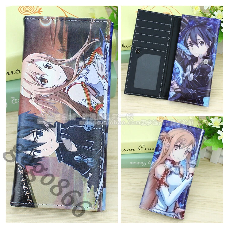 Anime Sword Art Online Wallet Purse Long Wallet Cosplay Purse Girl Wallet  Gift - Image 1 of 1