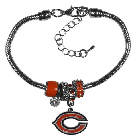 Siskiyou NFL Womens Chicago Bears Euro Bead Bracelet Cover