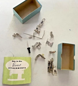 Greist Sewing Machine Attachments kit in box with manual - Bundle / Lot - Picture 1 of 13