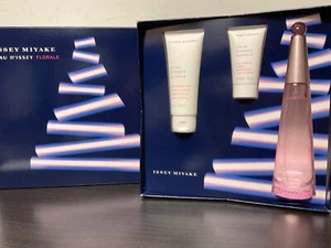 ISSEY MIYAKE L'EAU D'ISSEY FLORALE 3 PCS SET EDT 90ML/3OZ. NEW IN BOX! - Picture 1 of 4