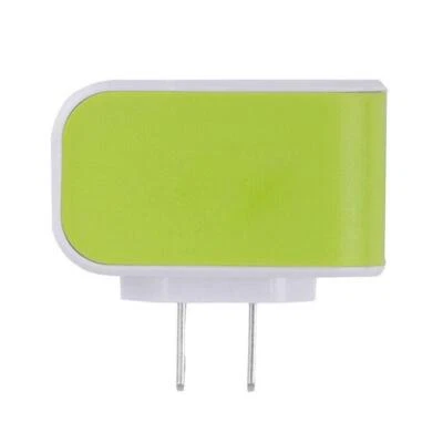5V 3.1A WALL PLUG 3 USB PORT HUB SLOT CHARGER A/C ADAPTER CONNECTOR US LED LIGHT - Image 1 of 4