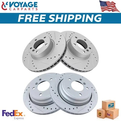 Juego de rotores de freno delanteros y traseros nuevos para BMW 530i 2000-2003 540i 2001-2003 Foto 1 de 4