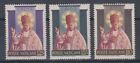 Vatican 1954 Canonisation Of Pope Pius X X3 Mint Id 509 D54141