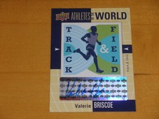 2011 Upper Deck World of Sports Athletes of The World Auto Valerie Briscoe