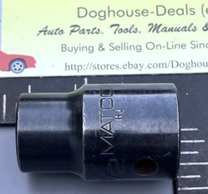 1/2" Matco Tools USA CP166 Shallow Impact Socket, 1/2" Drive, 6 Point - Imagen 1 de 3
