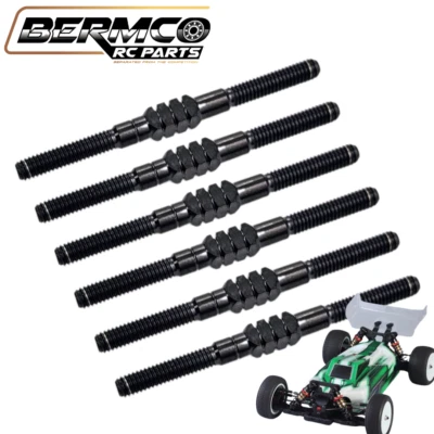 Bermco RC Parts BB Titanium Turnbuckle Kit 3.5mm Black LC Racing LC10B5 PTG-1 - Image 1 of 4