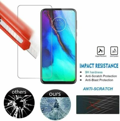 For Motorola Moto G8 Power Lite 9H Premium Real Tempered Glass Screen Protector - Image 1 of 4