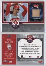 2006 Fleer Greats of the Game Cardinals Memorabilia Steve Carlton #STL-SC HOF