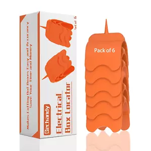 6 Pack Drywall Outlet Marker, No Measuring Needed Marking Tool for Electrical Ou - Picture 1 of 12
