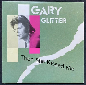 GARY GLITTER - Then She Kissed Me BRAZIL PROMO 7" Single 33 Rpm UNIQUE P/S - Picture 1 of 4