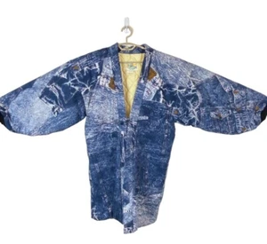 Giacca invernale kimono giapponese My Hanten calda taglia gratis made in Japan cotone - Foto 1 di 14
