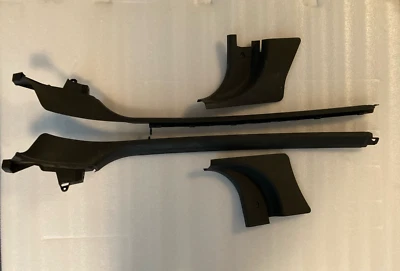 1999-2006 Audi TT Mk1 Roadster tampa de acabamento painel chute soleira interna da porta 4 peças fabricante de equipamento original - Imagem 1 de 4