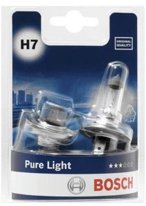 Bosch H7 (477) Pure Light headlight bulbs - 12 V 55 W PX26d - 2 bulbs - Picture 1 of 15