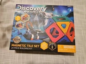 Discovery #Mindblown Magnetic Tile set 24 piece - Picture 1 of 3