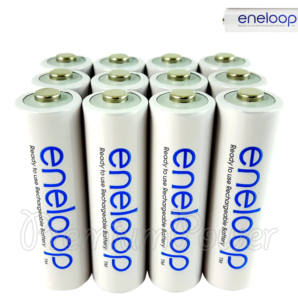 12 x Panasonic Eneloop AA batteries 2000mAh Rechargeable Ni-MH BK-3MCCE LR06 - Image 1 of 1