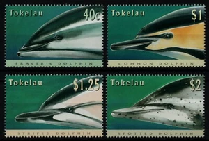 Tokelau 1996 - Mi-N.o 234-237 ** - Estampillada sin montar o nunca montada - Delfines / Delfines - Imagen 1 de 1
