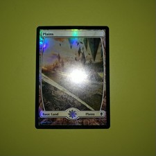 FOIL Full Art Plains x1 - Zendikar - #233 Magic the Gathering MTG 1x