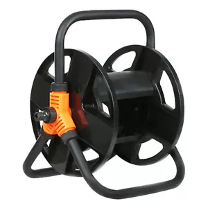 Stainless Steel Garden Hose Reel Cart Portable Pipe Holder Heavy Duty Tool - Picture 1 of 9