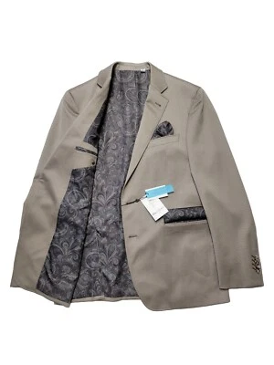 Abrigo deportivo para hombre ROBERT GRAHAM Castilla Blazer 40R marrón topo mezcla de lana Foto 1 de 4