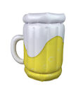 Inflatable Frothy Beer Mug Cooler Fiesta Tailgate Bachelor Party Decor 17”x11”