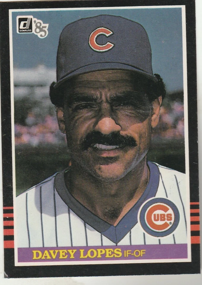 FREE SHIPPING-MINT-1985 Donruss Davey Lopes Chicago Cubs 604 PLUS BONUS CARDS - Image 1 of 1