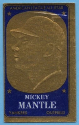 1965 Topps Embossed #11 Mickey Mantle VG-VGEX MARKED New York Yankees HOF A2876 - Image 1 of 3