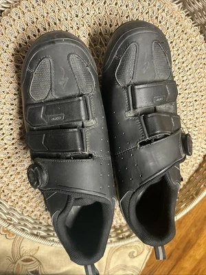 Zapatos de ciclismo de carretera Specialized Comp para hombre EE. UU. 9,6 BOA negros Foto 1 de 4