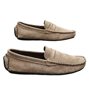 Men Casual Shoes Breathable Comfort Slip-on Driving Shoes Fashion Lazy Shoes - Picture 1 of 22