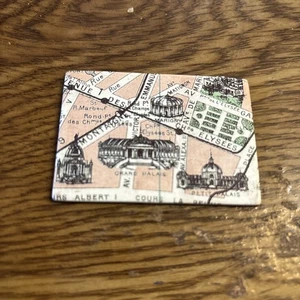 Paris Karte Magnet 2005 Cavallini & Co 2-1/2" x 1-1/2" Grand Palais - Bild 1 von 2