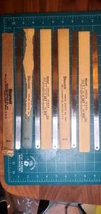 Vintage STARRETT NOS #667 Feeler Stock, 8 pieces, (4 x .010 & 4 x .012) - Picture 1 of 5