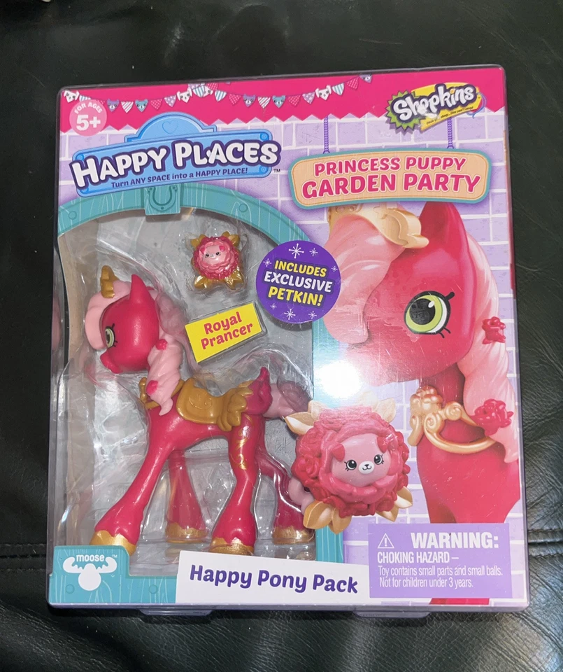 Shopkins Happy Places Royal Prancer Princess Puppy Garden Party