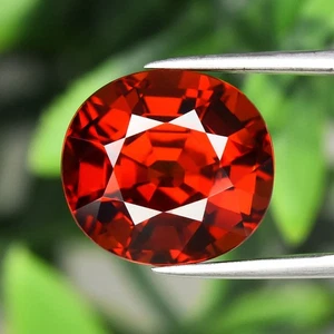 💎 7.78ct VVS Cushion Natural Orange Spessartite Garnet - Elegant, Africa Gem - Picture 1 of 4