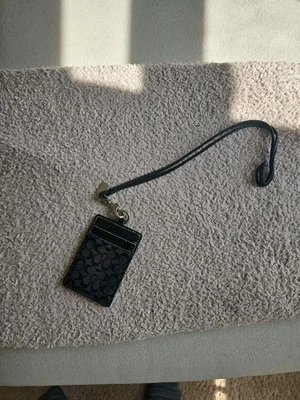 CUTE! COACH Black lanyard - Image 1 of 3