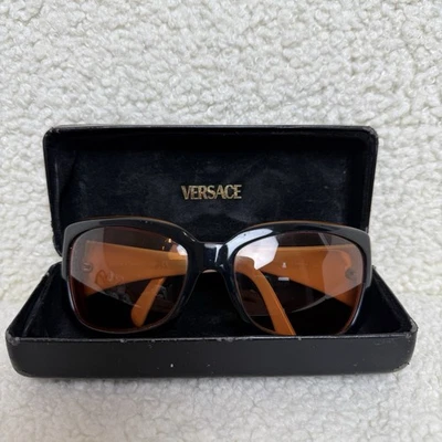 Gafas de sol Versace MOD 4049 405/13 marrón/crema 63-17-125 Italia con estuche Foto 1 de 4