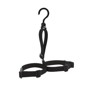 Angler Wathose Boot Hanger Strap Gürtel Verstellbarer Riemen Nylon Schwarz Rack - Bild 1 von 7