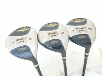 HONMA GOLF Twin Marks MG460RF Fairway Wood 3pcs Set Flex-S 3S ARMRQ 8 51 No H/C - Image 1 of 3