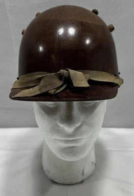 Винтажный шлем шахтера MSA Skullgard каска - измерения на фотографиях - Изображение 1 из 4