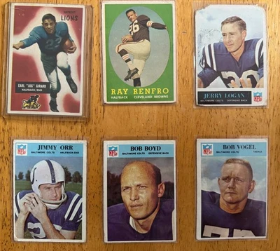Lote de fútbol americano vintage (50+) Topps/Phila/Puntuación/de colección años 50-60-70 y 90 🏈🏈 Foto 1 de 4