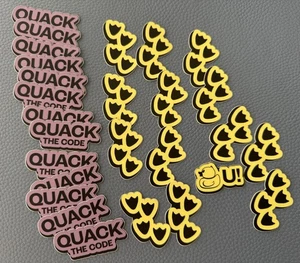 Lot 27 Quack The Code Programming Rubber Duck Debugging Code Rare Fun Sticker AI - Afbeelding 1 van 8