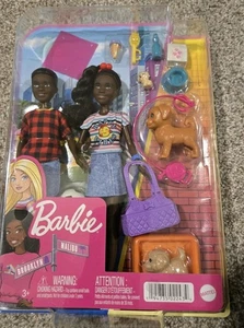 Rare poupée Barbie garçon fille noire afro-américaine Stacie neuve dans sa boîte il faut deux Jackson - Photo 1/6