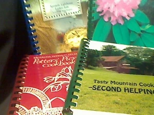 Taste of All Seasons ,Second Helping , Majestic Mountain, Potters Cookbooks - Picture 1 of 3