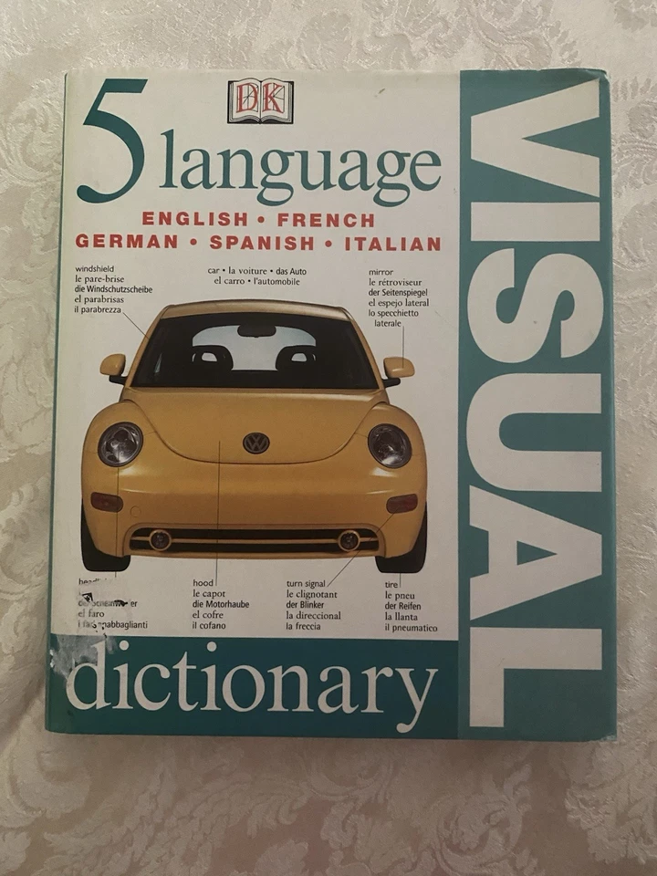 5 Language Visual DICTIONARY English French German Spanish Italian 2003 1st Amer - Image 1 of 1