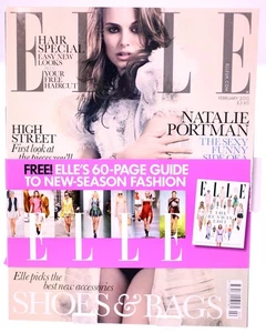 ELLE magazine-UK issue-February 2010-Natalie Portman cover + The Runway Edit-NEW - Picture 1 of 6
