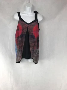 PJK Patterson J Kincaid Melissa Tank Top Gr. S Polyester Rot Mehrfarbig Neu - Bild 1 von 7