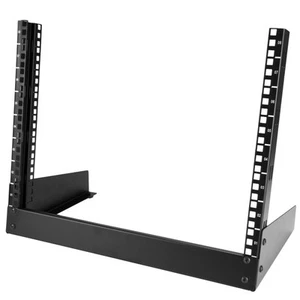 StarTech 8U Desktop Rack - 2-Post Open Frame Rack - 19in Open Frame Desktop Rack - Picture 1 of 6