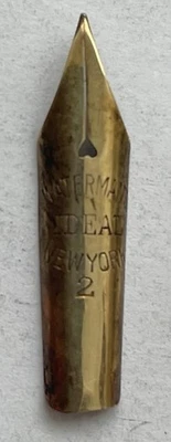 Caneta-tinteiro Waterman Ideal Ideal #2 nova na caixa ~ Boa ~ Nova York ~ Boa - Imagem 1 de 3