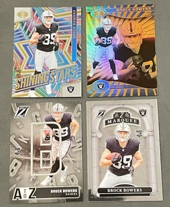 Brock Bowers RC Karten Lot Illusions Orange #47 Shining Star #7 Zenith A bis Z #2 - Bild 1 von 9