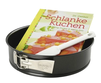 Springform Rundform Kuchenform 26cm Set mit Backbuch und Löser Dr. Oetker 1403 - Bild 1 von 2